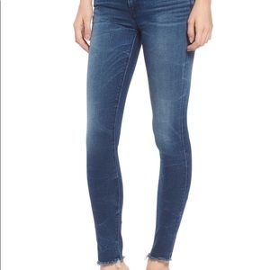 Hudson Krista Ankle Skinny Jeans Raw Hem | Size 26